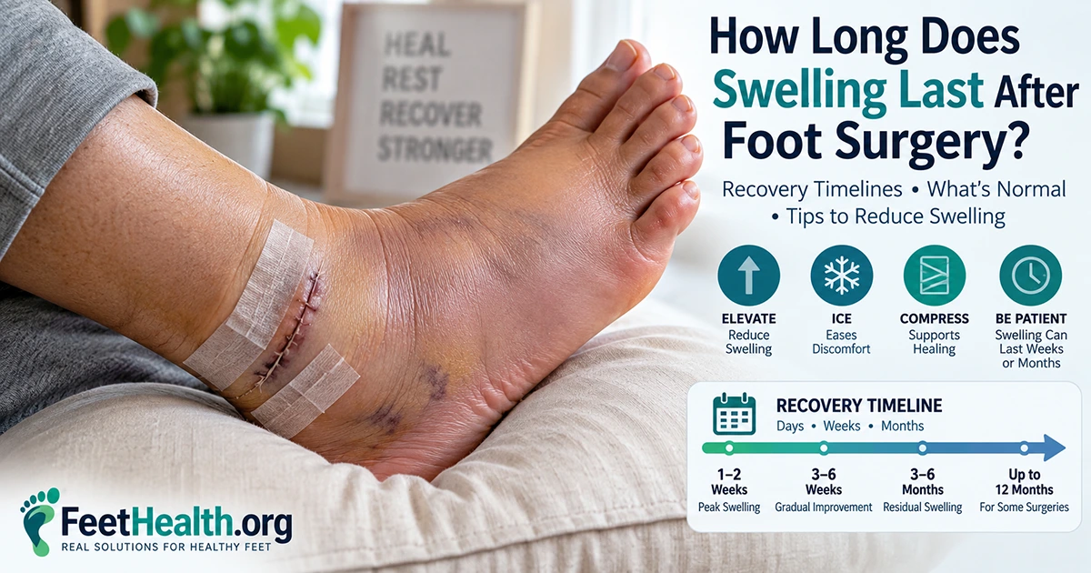 How Long Does Swelling Last After Foot Surgery? Recovery Guide